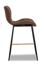 June Counter Height Stool - Antique Brown