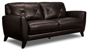 Kendra Sofa – brun foncé
