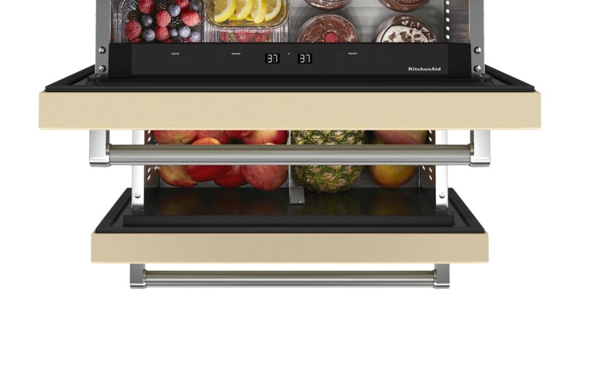 KitchenAid 24" 4.44 Cu. Ft. Panel-Ready Undercounter Double-Drawer Refrigerator - KUDR204KPA