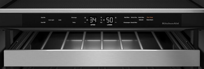 KitchenAid Stainless Steel 14-Bottle Beverage Centre (4.9 cu. ft.) - KUBL314KSS