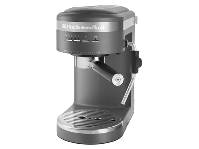 KitchenAid Machine à espresso semi-automatique gris anthracite KES6403DG