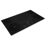 KitchenAid Stainless Steel 36" Electric Cooktop with 5 Elements and Touch-Activated Controls - KCES956KSS
