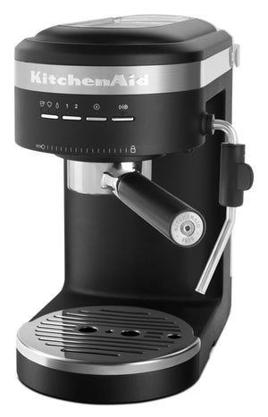 KitchenAid Machine à espresso semi-automatique noir mat KES6403BM