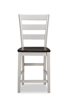 Kona Bar Stool - White and Grey-Brown
