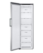 LG Platinum Silver Steel Counter Depth Upright Column No Frost Cooling Freezer (11.4 Cu.Ft) - LROFC1104V