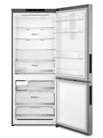 LG 28" 15 Cu. Ft. Platinum SilverCounter-Depth Bottom-Freezer Refrigerator with Door Cooling - LBNC15251V