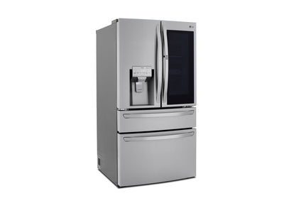 LG Réfrigérateur 30,0 pi³ avec porte à 2 battants, InstaViewMC porte dans la porte® avec Craft IceMC acier inoxydable résistant aux taches LRMVS3006S