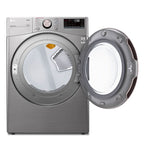 LG Graphite Steel Front Load Electric Steam Dryer with Built-In AI (7.4 Cu.Ft) - DLEX3850V