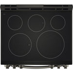 LG Smudge Resistant Black Stainless Steel Smart Wi-Fi Enabled Fan Convection Electric Slide-in Range with Air Fry & EasyClean® (6.3 cu. ft.) - LSEL6333D