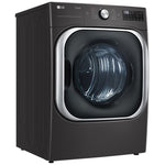 LG Black Steel Electric Front-Load Smart Wi-Fi Enabled Dryer with TurboSteam® (9.0 cu. ft.) - DLEX8900B