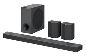 LG Barre de son 9.1.5 canaux 810W son haute résolution avec Dolby Atmos® et haut-parleurs ambiophoniques S95QR.DCANLLK