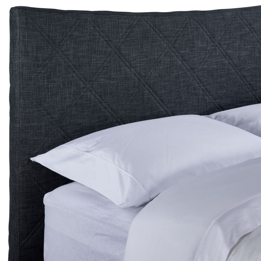 Lawrence 3-Piece King Bed - Dark Grey