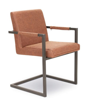 Leny Chaise avec bras – brun antique