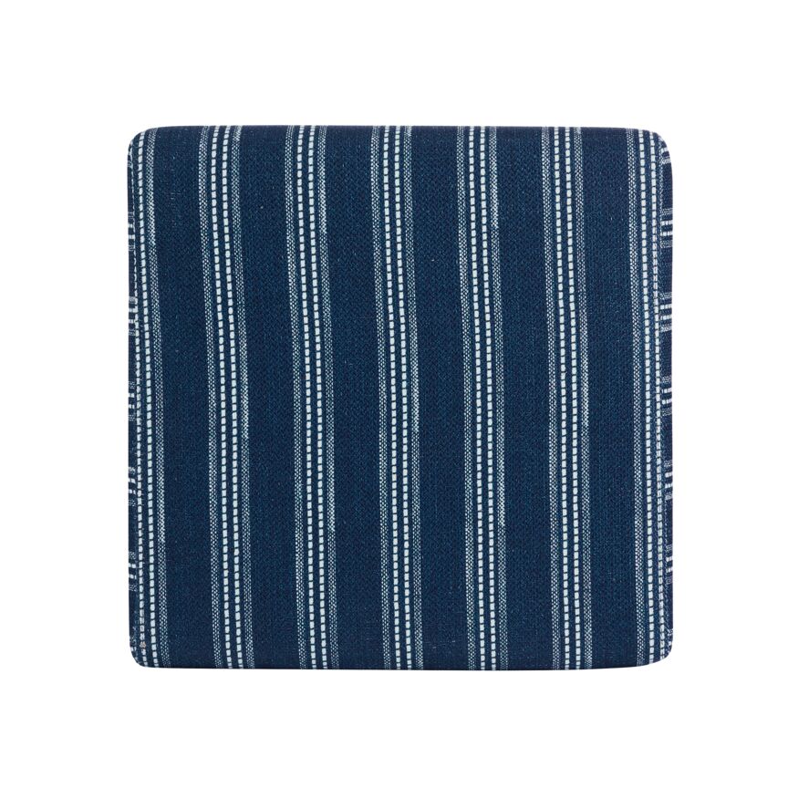 Liam Ottoman - Navy Stripe