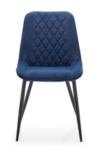 Kinsley Velvet Side Chair - Blue