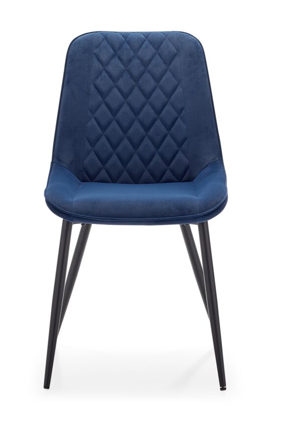 Kinsley Velvet Side Chair - Blue