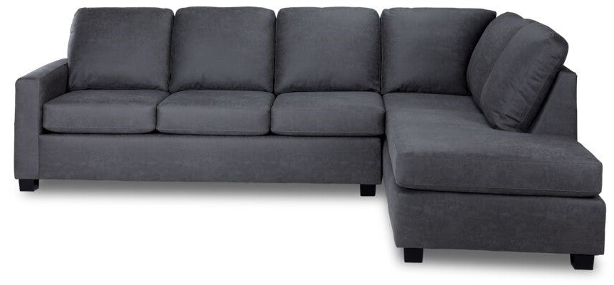 Lindsay 2 Pc. Sectional with Right Facing Chaise - Grey