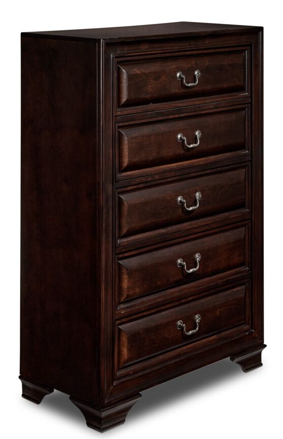 Louis 5 Drawer Chest - Cherry