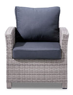 Maldives Outdoor 4-Piece Conversation Set - Grey