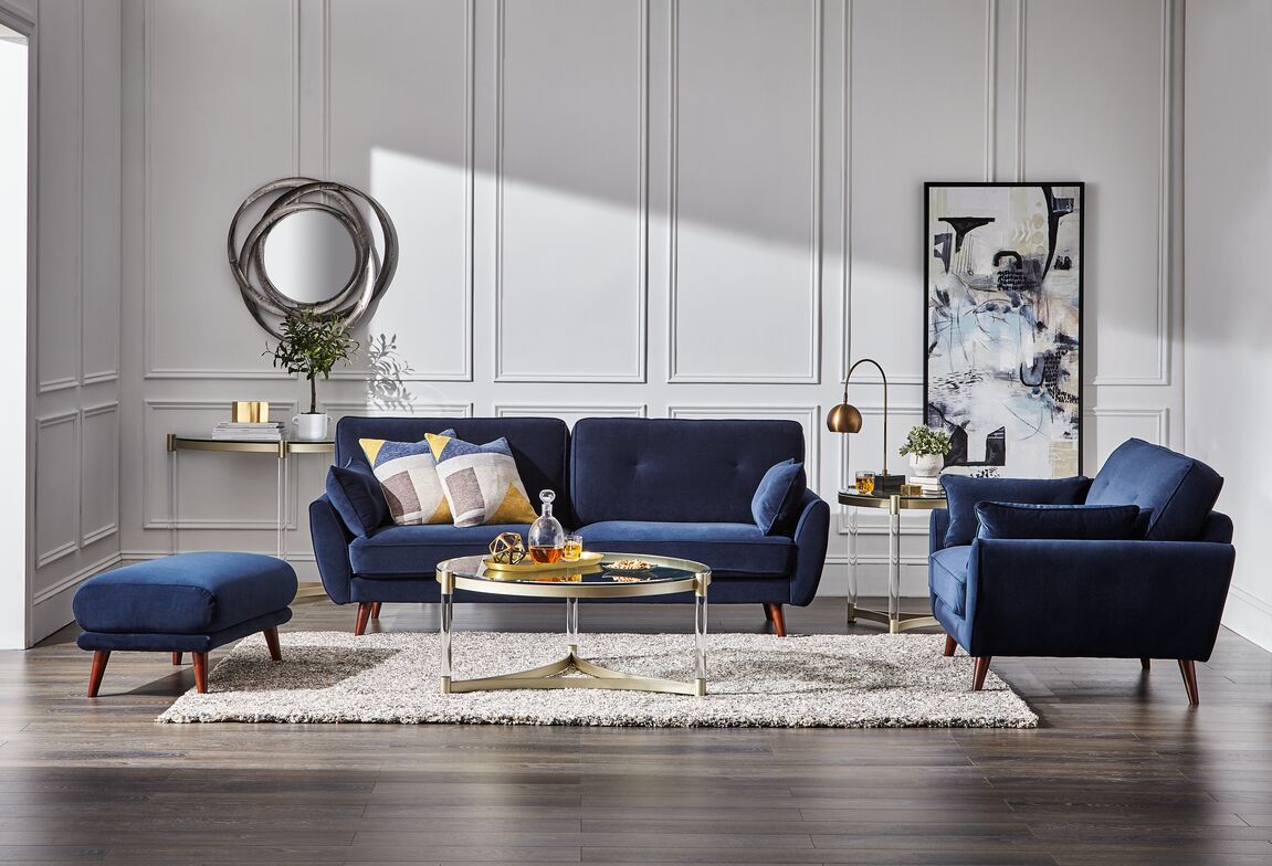 Mallory Sofa - Blue