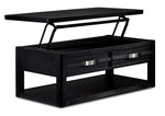 Manila 48" Lift-Top Coffee Table - Black