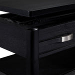 Manila 48" Lift-Top Coffee Table - Black