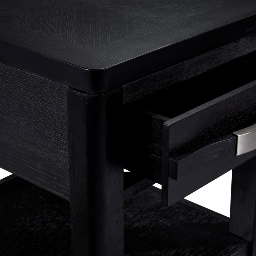 Manila 20" End Table - Black