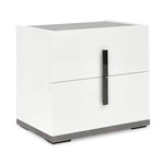 Mara Night Table - White Lacquer