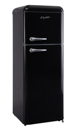 Epic 21.5" 7.5 Cu. Ft. Black Retro Top-Freezer Refrigerator - ERR82BL-1