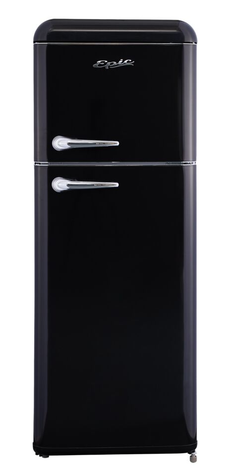 Epic 21.5" Black Retro Top Mount Refrigerator (7.5 cu. ft.) - ERR82BL-1