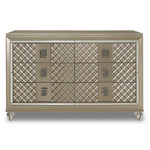 Meera 6 Drawer Dresser - Champagne