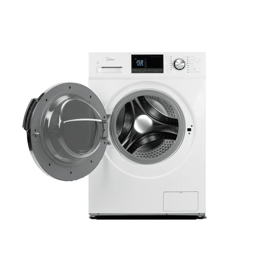 Midea White 24" Front Load Washing Machine (3.1 Cu.Ft) - MLH27N5AWWC