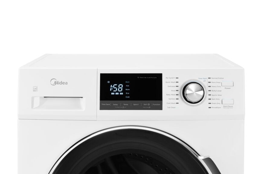 Midea White 24" Front Load Washing Machine (3.1 Cu.Ft) - MLH27N5AWWC