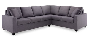 Neto Sectionnel 2 mcx avec sofa/coin côté droit – gris foncé