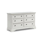 Olivia 6 Drawer Dresser - Brushed White