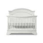 Olivia Arch Top Crib - Brushed White