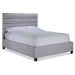 Orchid 3-Piece King Bed - Light Grey