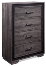Orlando 4-Drawer Chest - Grey