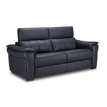 Orlando-Ray Leather Sofa-Blue