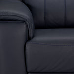 Orlando-Ray Leather Sofa-Blue