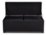 Paloma 3-Piece Ottoman - Black