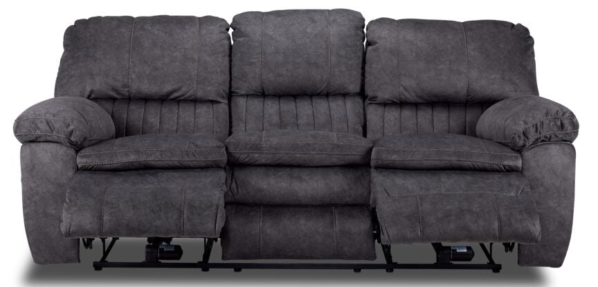Reyes Power Reclining Sofa - Grey