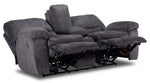 Reyes Power Reclining Loveseat - Grey