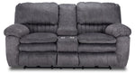 Reyes Power Reclining Loveseat - Grey
