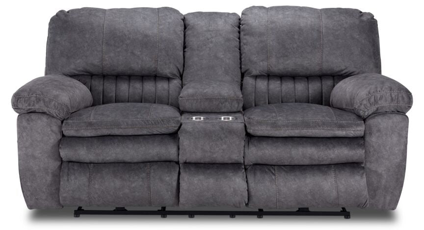 Reyes Power Reclining Loveseat - Grey