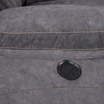 Reyes Power Reclining Loveseat - Grey