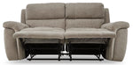 Roarke Reclining Loveseat - Silver Grey
