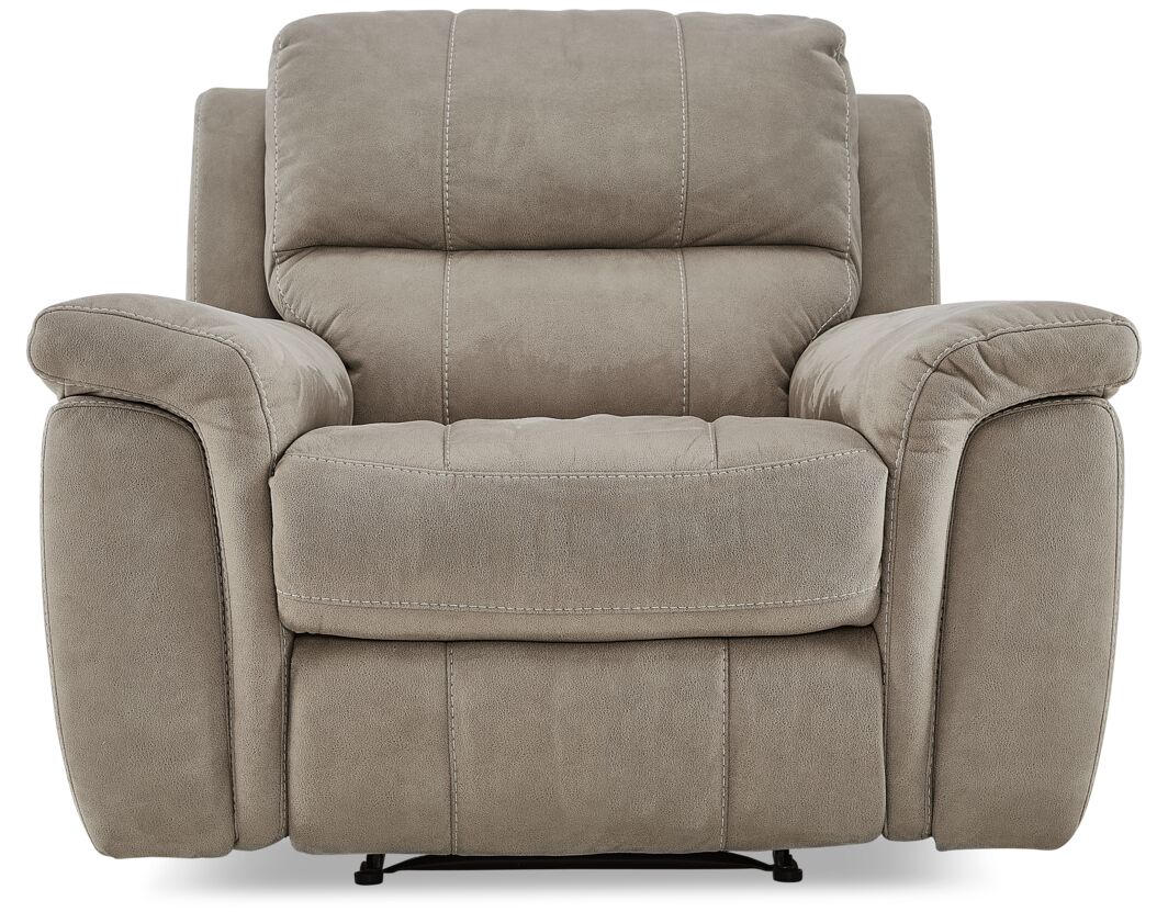 Roarke 2 Pc. Living Room Package w/ Chair - Silver Grey