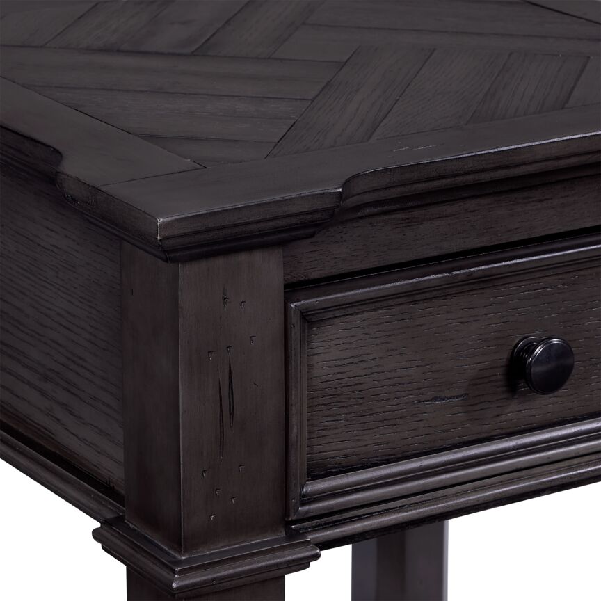 Roman 24" End Table - Grey