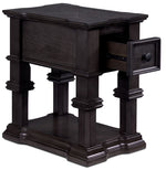 Roman 22" Chairside Table - Grey